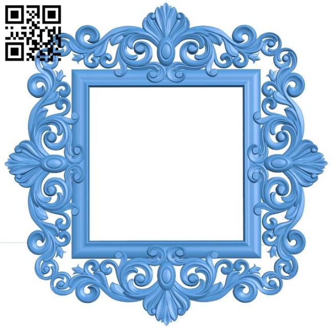 Picture frame or mirror A004548 download free stl files 3d model for CNC wood carving