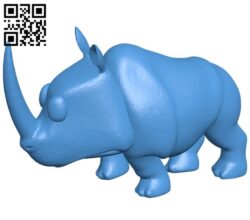 Rambi the Rhinoceros B006479 file stl free download 3D Model for CNC and 3d printer