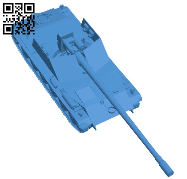Rhm Borsig Tank B006521 file stl free download 3D Model for CNC and 3d printer