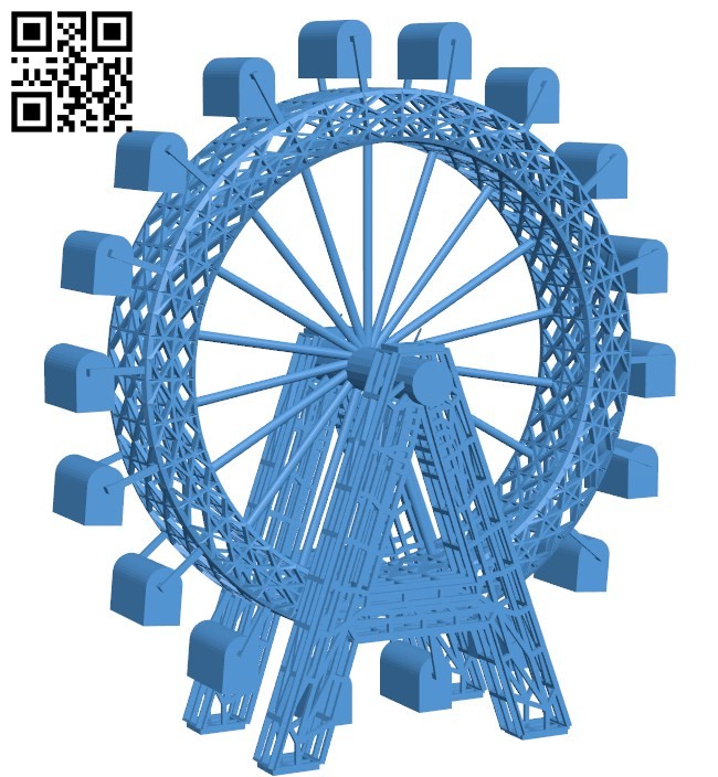 Riesenrad B006328 download free stl files 3d model for 3d printer and CNC carving