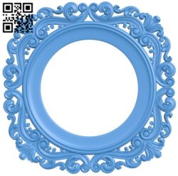 Round frame pattern A004521 download free stl files 3d model for CNC wood carving