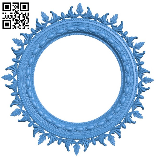 Round frame pattern A004530 download free stl files 3d model for CNC wood carving