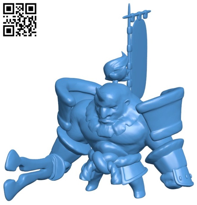 Samurai oni B006576 file stl free download 3D Model for CNC and 3d printer