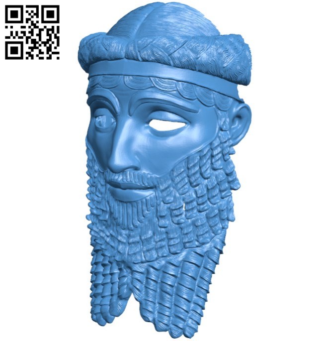 Sargon mask B006527 file stl free download 3D Model for CNC and 3d printer