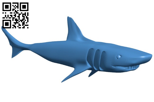 Shark - fish B006525 file stl free download 3D Model for CNC and 3d printer