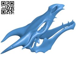 Skyrim Skull Dragon B006484 file stl free download 3D Model for CNC and 3d printer