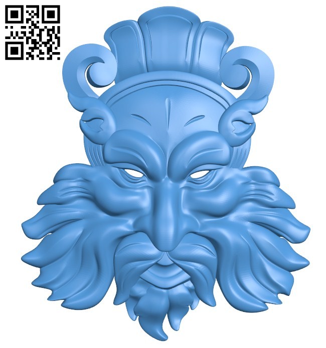 Strange face pattern A004488 download free stl files 3d model for CNC wood carving