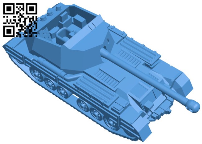 Tank 1-100 archer B006370 file stl free download 3D Model for CNC and 3d printer