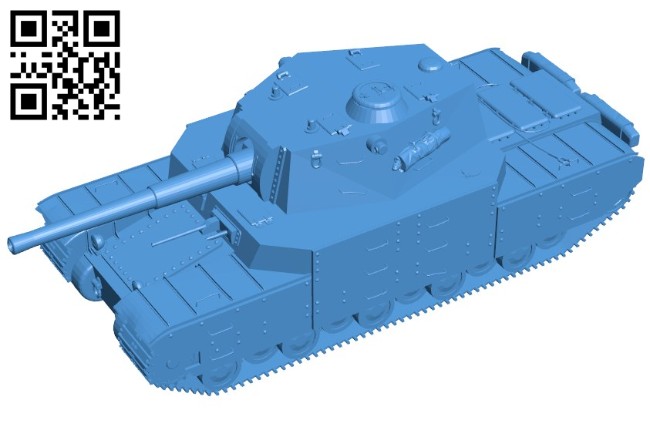 Tank Type 5 Heavy B006583 file stl free download 3D Model for CNC and 3d printer