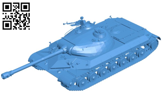 Tank WZ-111 B006499 file stl free download 3D Model for CNC and 3d printer