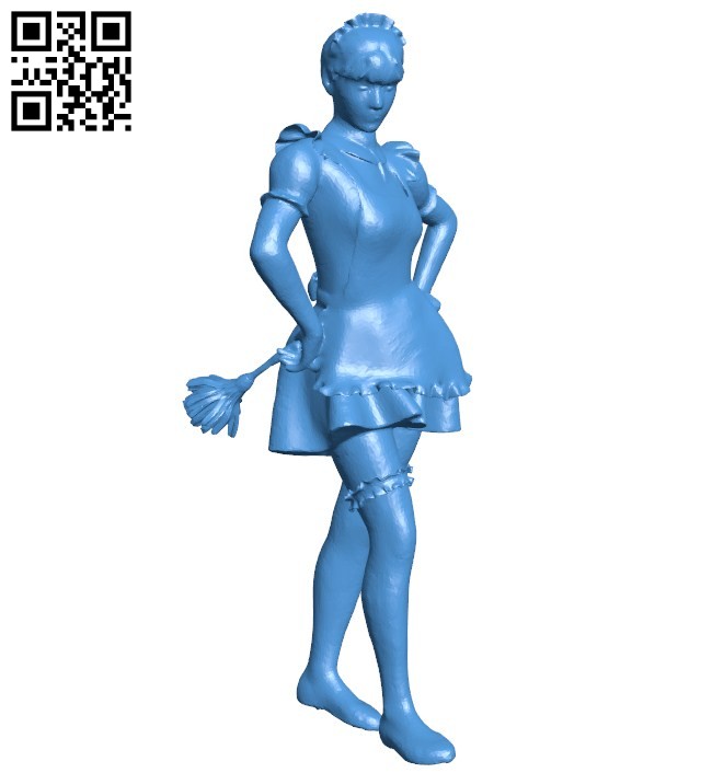 The maid B006627 file stl free download 3D Model for CNC and 3d printer
