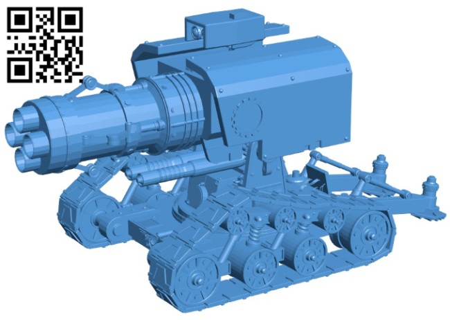 Thunderfire Cannon B006603 file stl free download 3D Model for CNC and 3d printer