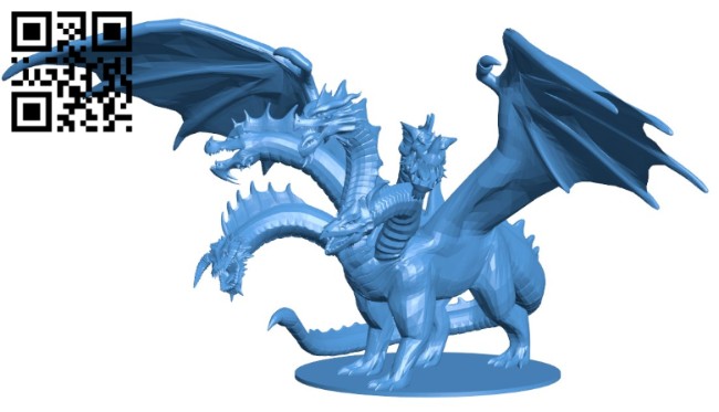 Tiamat One Piece B006350 download free stl files 3d model for 3d printer and CNC carving