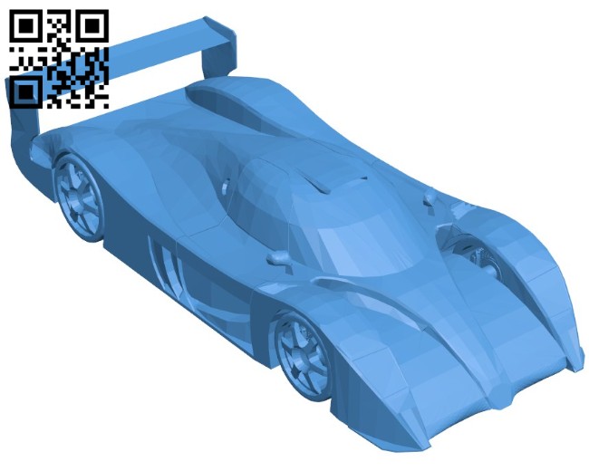 Toyota GT-One Car B006417 file stl free download 3D Model for CNC and 3d printer