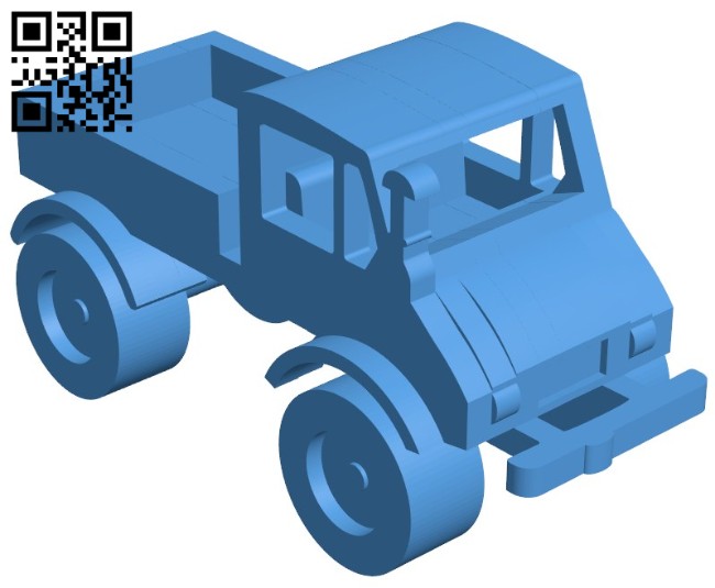 Unimog 406 simplified B006573 file stl free download 3D Model for CNC and 3d printer