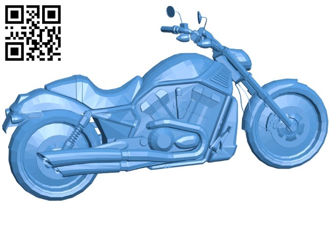 Unknown bike B006572 file stl free download 3D Model for CNC and 3d printer