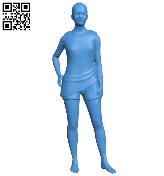 Usual woman B006567 file stl free download 3D Model for CNC and 3d printer