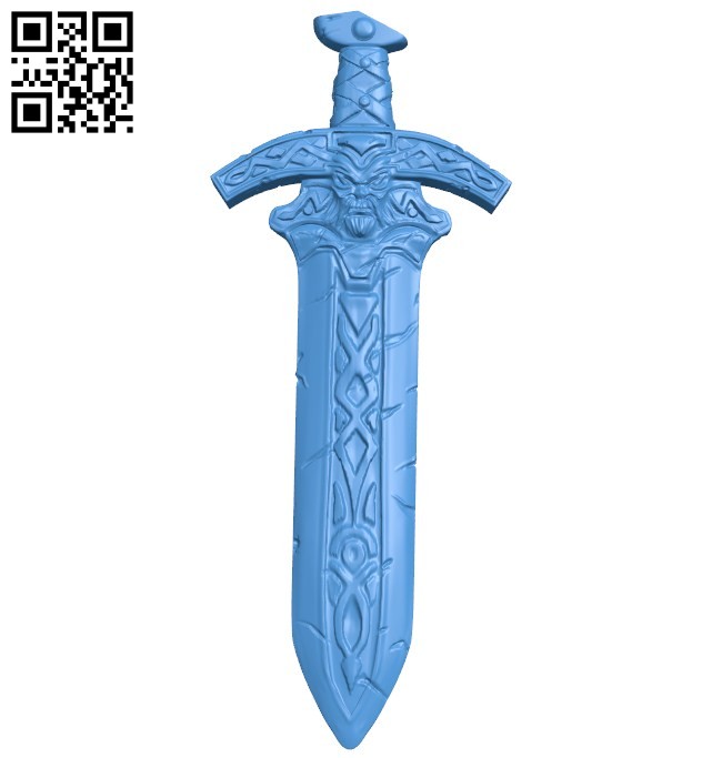 Viking sword B006563 file stl free download 3D Model for CNC and 3d printer