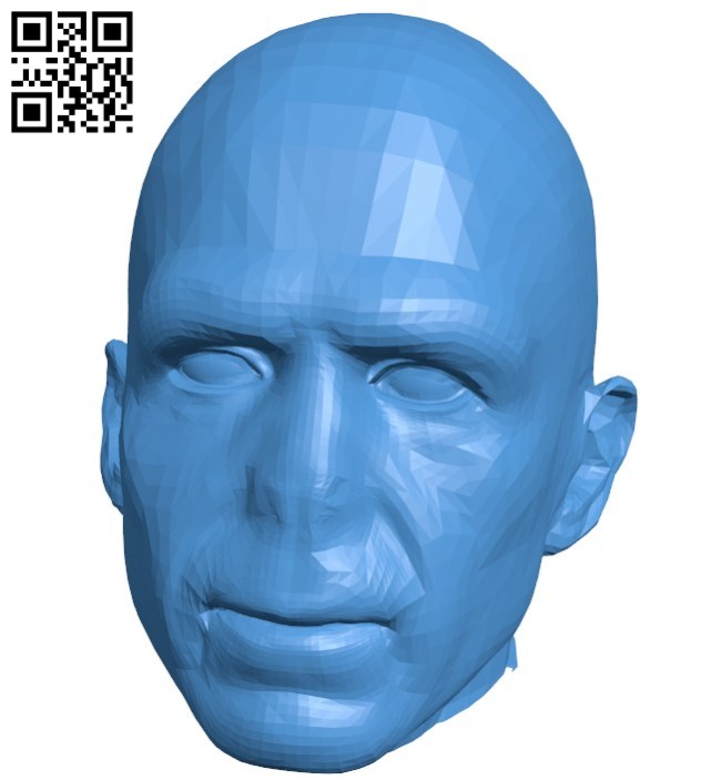 Voldemort head man B006557 file stl free download 3D Model for CNC and 3d printer