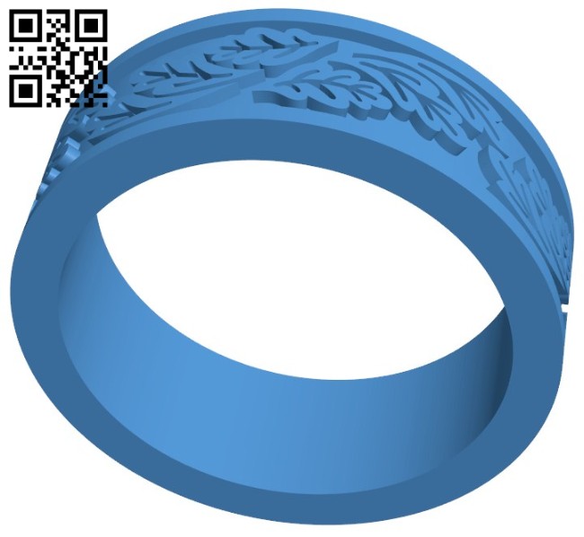 Wedding ring B006549 file stl free download 3D Model for CNC and 3d printer