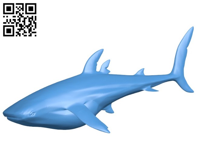 Whale shark B006544 file stl free download 3D Model for CNC and 3d printer
