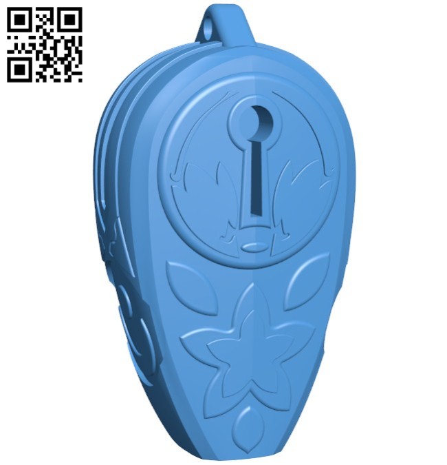 Whistle with ornament B006520 file stl free download 3D Model for CNC and 3d printer