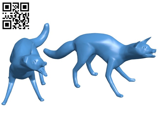 Wild Foxes B006526 file stl free download 3D Model for CNC and 3d printer
