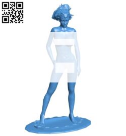 Windy Girl B006522 file stl free download 3D Model for CNC and 3d printer