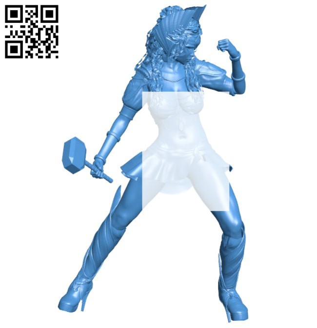 Women war B006555 file stl free download 3D Model for CNC and 3d printer