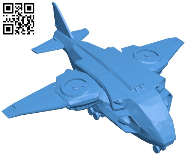 XCOM Skyranger ship B006498 file stl free download 3D Model for CNC and 3d printer