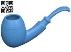 Army smoking pipe B006424 file stl free download 3D Model for CNC and 3d printer