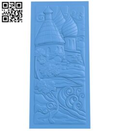 A picture of a castle in the forest A004644 download free stl files 3d model for CNC wood carving