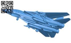 Aircraft F-14D B006992 file stl free download 3D Model for CNC and 3d printer