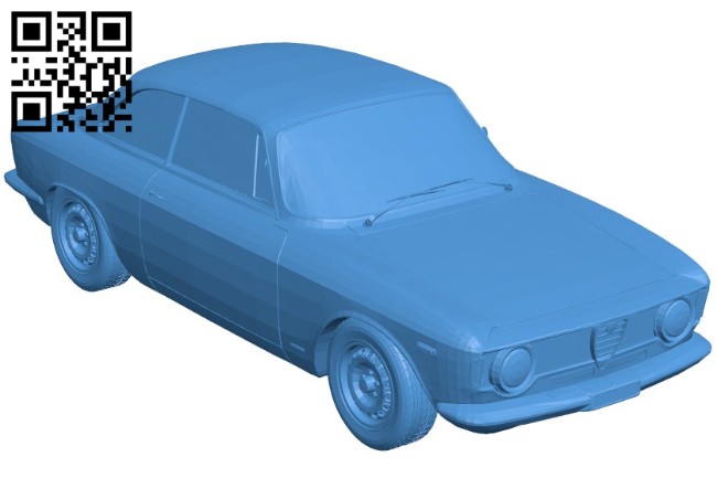 Alfa Romeo Giulia Car B006727 file stl free download 3D Model for CNC and 3d printer