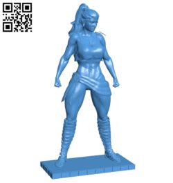 Amazon girl B006944 file stl free download 3D Model for CNC and 3d printer