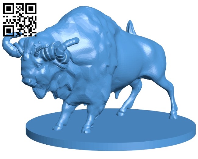 Auroch bull B006927 file stl free download 3D Model for CNC and 3d printer
