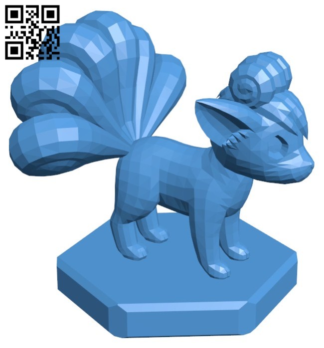 Bishop Vulpix - pokemon B006758 file stl free download 3D Model for CNC and 3d printer