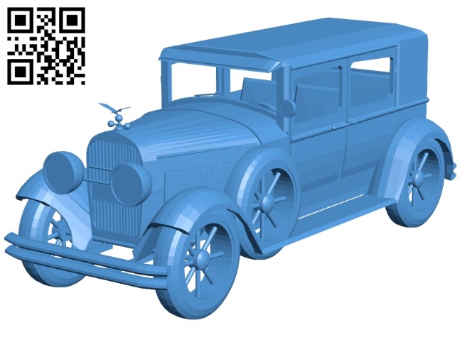 Cadillac car B006929 file stl free download 3D Model for CNC and 3d printer