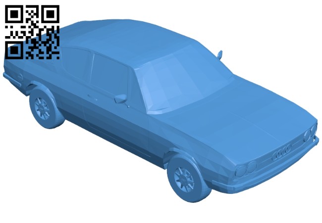 Car audi 100 B007093 file stl free download 3D Model for CNC and 3d printer