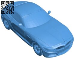 Car bmw z4 B006640 file stl free download 3D Model for CNC and 3d printer