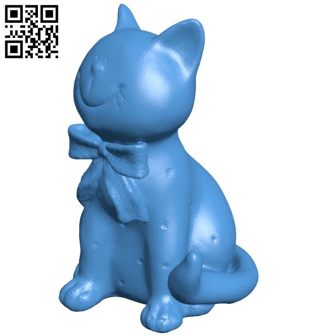 Ceramic cat B006698 file stl free download 3D Model for CNC and 3d printer
