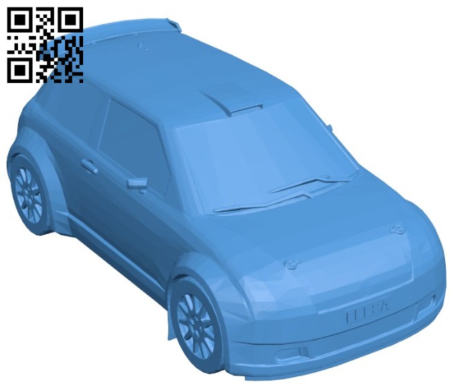 Chinese car B006718 file stl free download 3D Model for CNC and 3d printer
