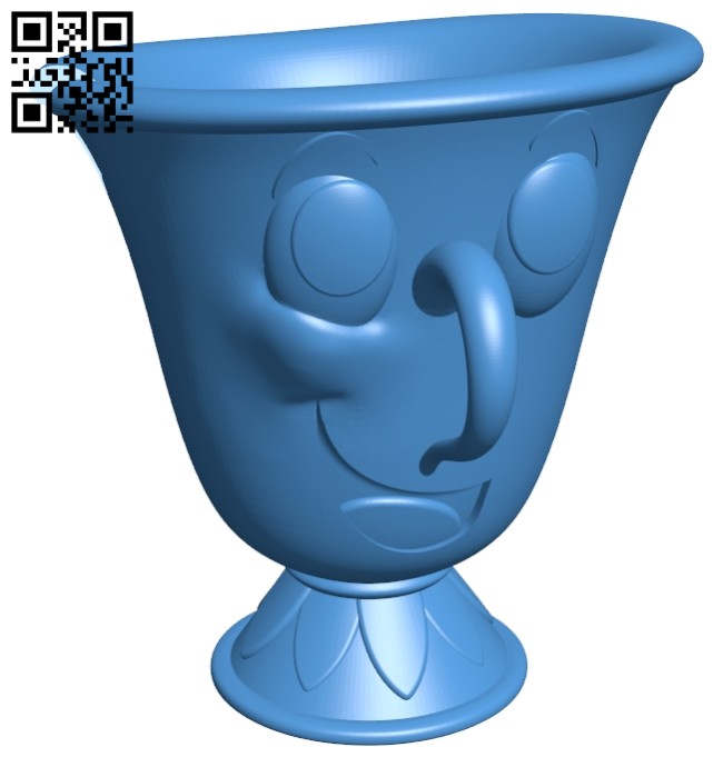 Chip broken cup B007013 file stl free download 3D Model for CNC and 3d printer