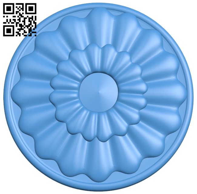 Circular disk pattern A004584 download free stl files 3d model for CNC wood carving