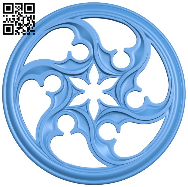 Circular disk pattern A004612 download free stl files 3d model for CNC wood carving