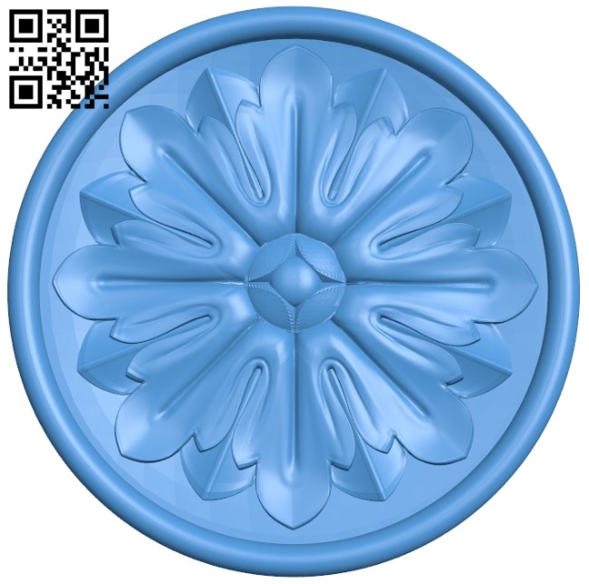 Circular disk pattern A004674 download free stl files 3d model for CNC wood carving