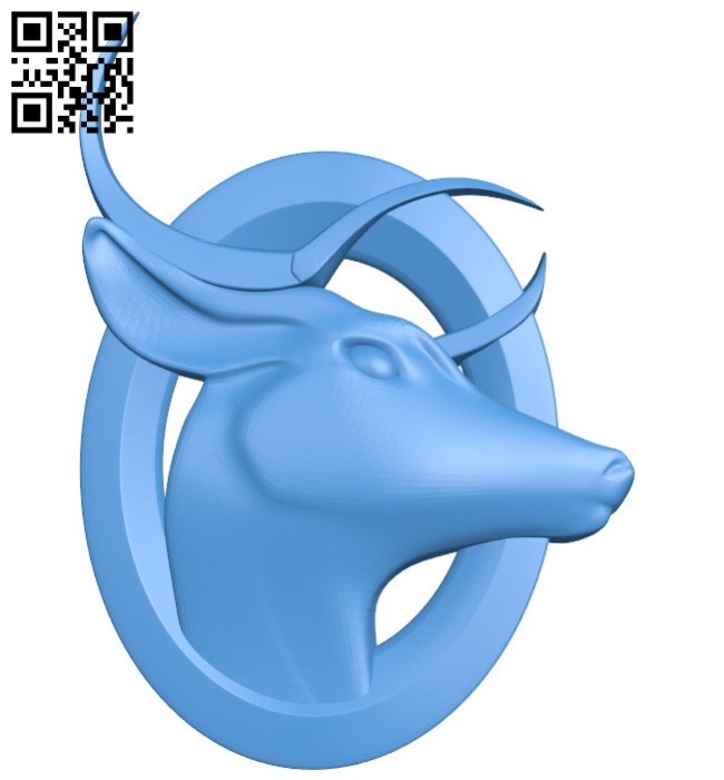 Deer head A004615 download free stl files 3d model for CNC wood carving