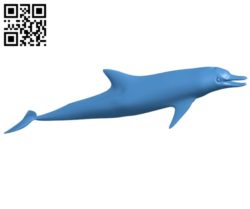 Dolphin fish B006868 file stl free download 3D Model for CNC and 3d printer