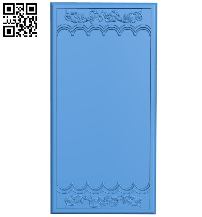 Door pattern design A004626 download free stl files 3d model for CNC wood carving