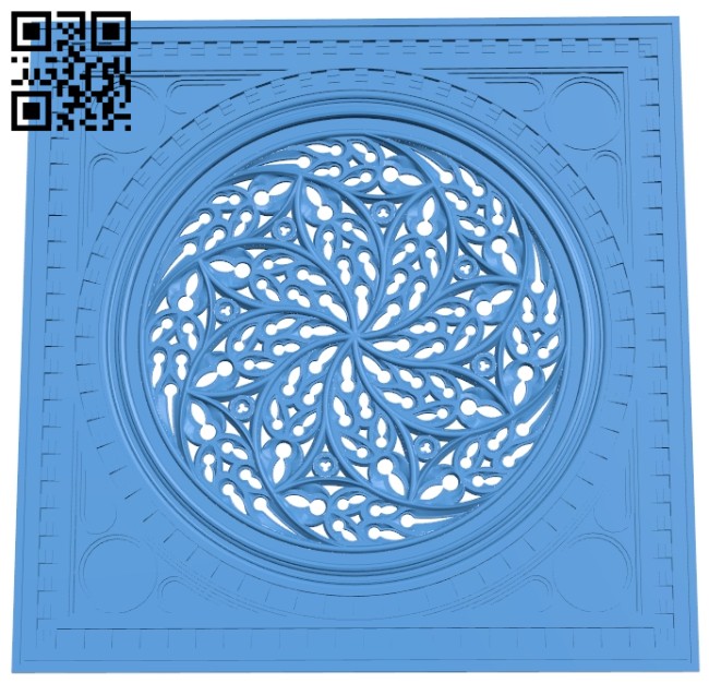 Door pattern design A004714 download free stl files 3d model for CNC wood carving